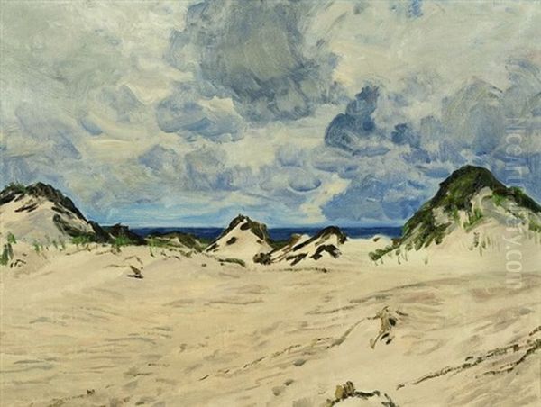 Dunen Auf Sylt Oil Painting by Johannes Haensch