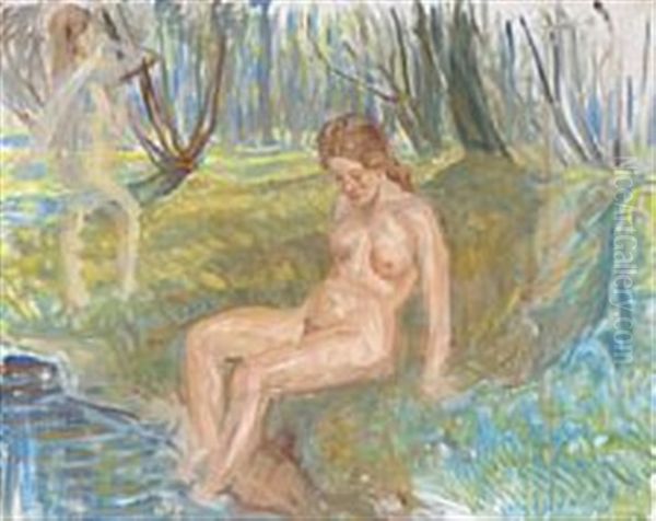 Forar Oil Painting by Peter Marius Hansen