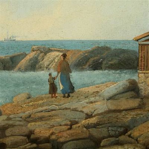 Scenery, Norway Oil Painting by Sigvard Hansen