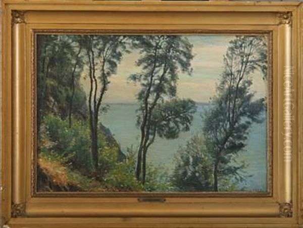 Costal Scenery Oil Painting by Sigvard Hansen