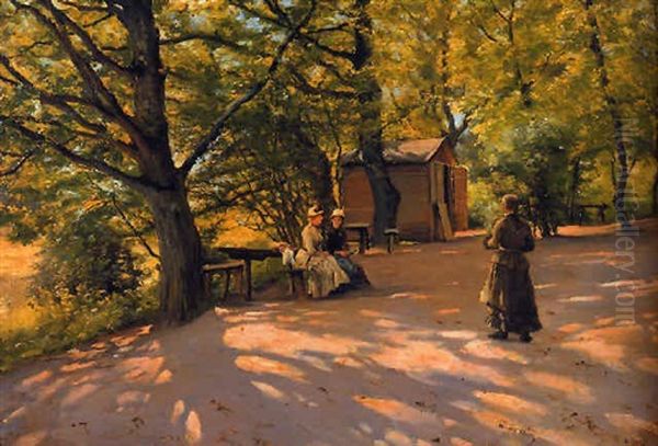 A Summer's Day In The Country Oil Painting by Sigvard Hansen