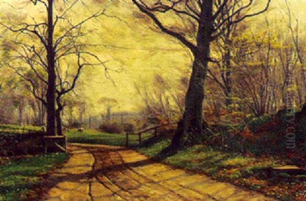 Tidig Var Oil Painting by Sigvard Hansen