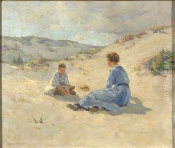 Midsummer Oil Painting by Melbourne Havelock Hardwick