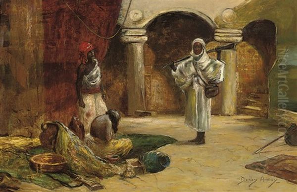 The Slave Trade Oil Painting by Dudley Hardy