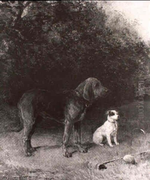 The Audience Oil Painting by Heywood Hardy