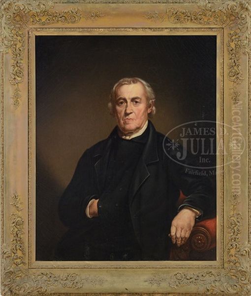Ortrait Of Reverend Jotham Sewall (1761-1850) Of Chesterville, Maine Oil Painting by Jeremiah Pearson Hardy