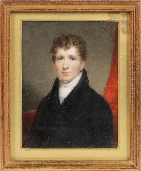 Portrait Of Thomas Hargreaves/ Pinxt/ 1824 Oil Painting by Hargreaves, Thomas