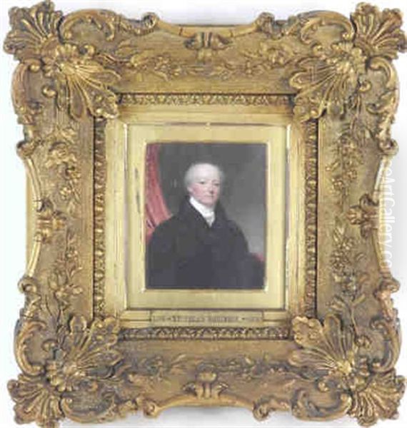 Portrait Of Nicholas Robinson Of Sudley House, Liverpool And Of Frankton, Shropshire And Of The Rev. Nicholas Robinson Oil Painting by Hargreaves, Thomas