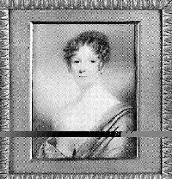 Portrait Of Elizabeth Ashton With Brown Hair In Ringlets Oil Painting by Hargreaves, Thomas