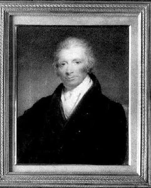 Professor Smyth In Black Robes Oil Painting by Hargreaves, Thomas