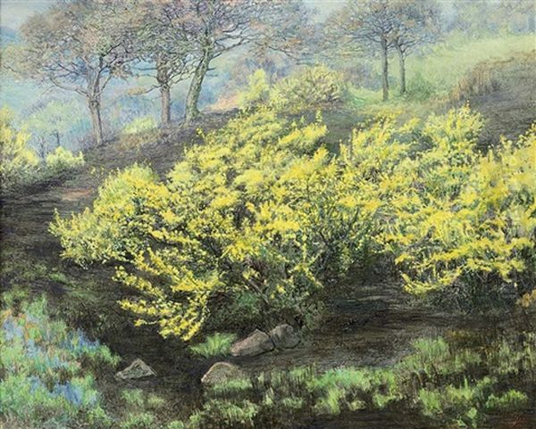 Life Kindled Of A Fiery Birth Oil Painting by Edward Steel Harper