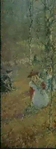 Wood Pinks Oil Painting by William St. John Harper