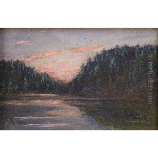 Mira River, Cape Breton, N.s. Oil Painting by Robert Harris
