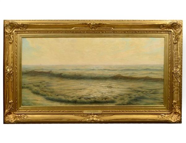 Twilight On The Shore Oil Painting by Alexander Thomas Harrison