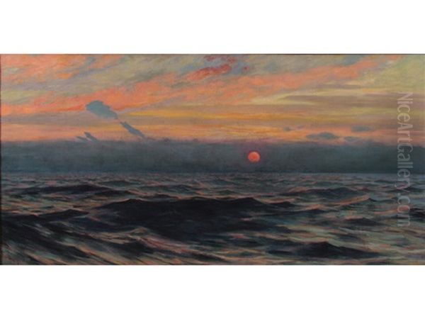 Seascape Oil Painting by Alexander Thomas Harrison