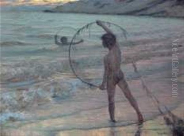 La Mer Oil Painting by Alexander Thomas Harrison