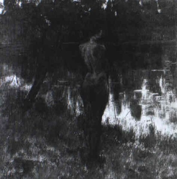 Sans Titre Oil Painting by Alexander Thomas Harrison