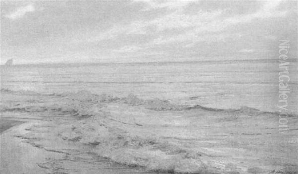 The Tide Coming In Oil Painting by Alexander Thomas Harrison