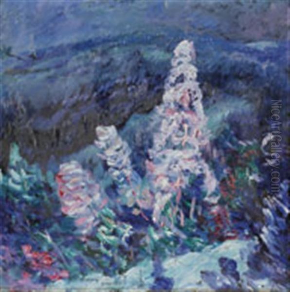 Songs Of Winter Oil Painting by Marsden Hartley