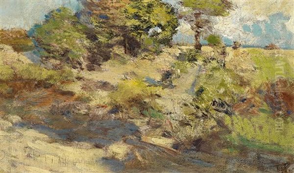 Kleine Fruhlingslandschaft Oil Painting by Heinrich Hartung the Elder