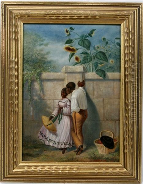 Happy As A Big Sun Flower Oil Painting by Matthew Hastings