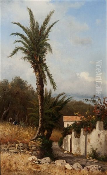 Siesta Oil Painting by Michael Haubtmann