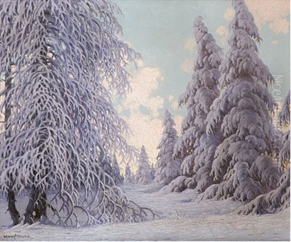 Am Kopfle, Feldberg Oil Painting by Karl Hauptmann