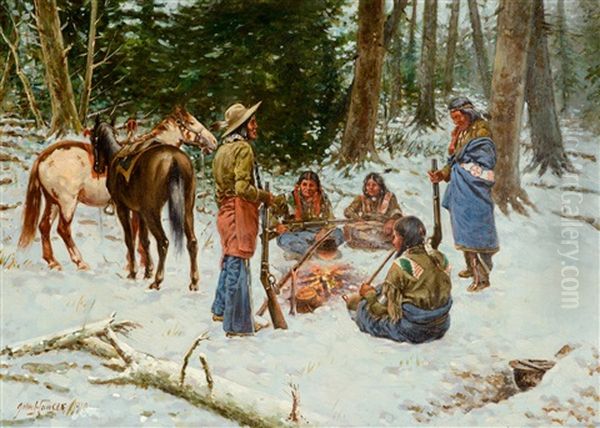 Parley Oil Painting by John Hauser