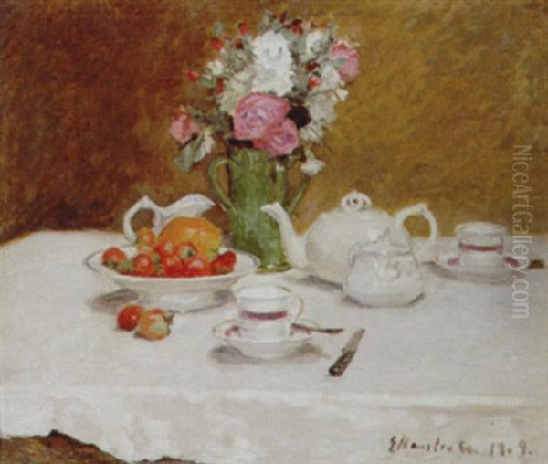 Stilleven Oil Painting by Gaston Haustrate