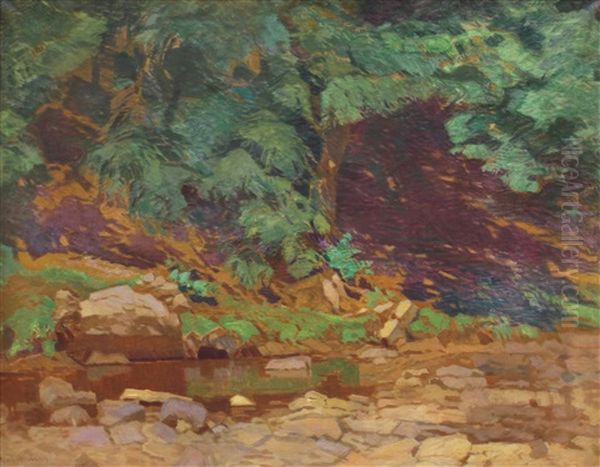 Lesni Tunka Oil Painting by Roman Havelka