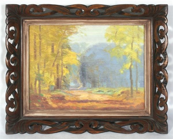 Podzimni Krajina Oil Painting by Roman Havelka