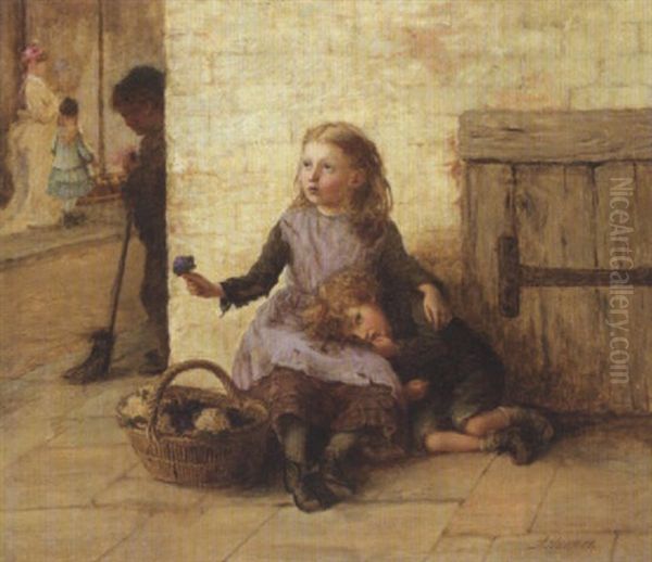 'tis A Very Good World Oil Painting by Alice (Alice Morgan) Havers