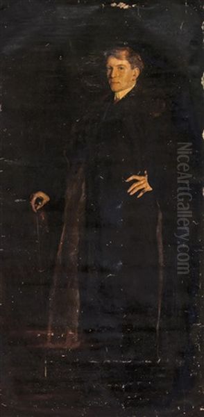 Full Body Finished Portrait Of A Young Gentleman Oil Painting by Charles Hawthorne