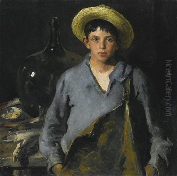 Portuguese Fisherboy Oil Painting by Charles Hawthorne