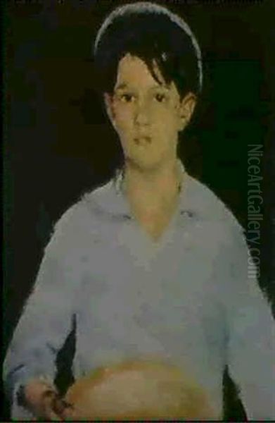 Blue Boy Oil Painting by Charles Hawthorne