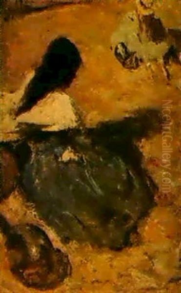 Two Women On The Beach Oil Painting by Charles Hawthorne