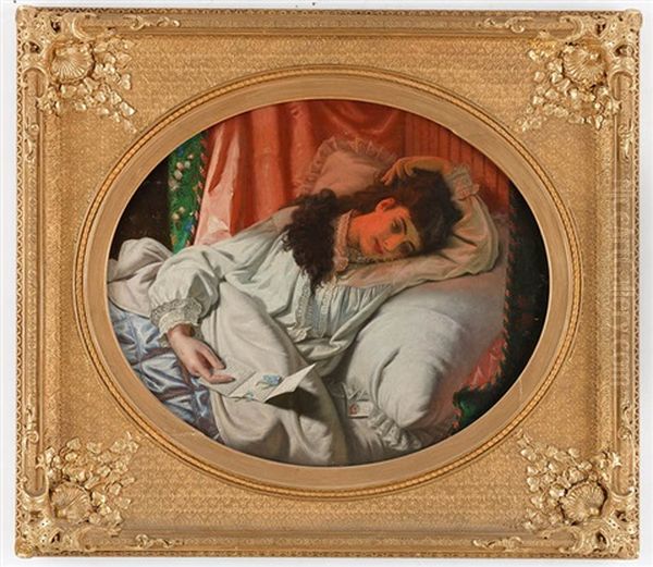 Love's Young Dream Oil Painting by William M. Hay