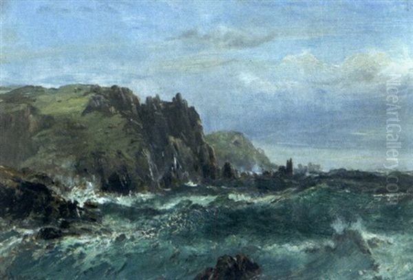 Mill Bay Cornwall Oil Painting by Edwin Hayes