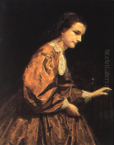 Caring Mother Oil Painting by James Hayllar