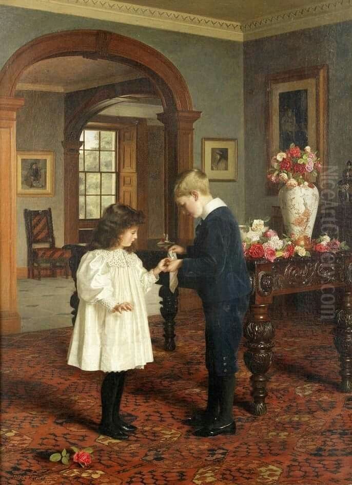 All Better Now Oil Painting by Jessica Hayllar