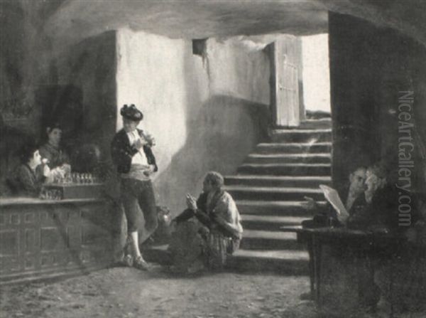 Love And Politics Oil Painting by John Haynes-Williams