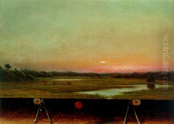 Gremlins In The Studio, I Oil Painting by Martin Johnson Heade