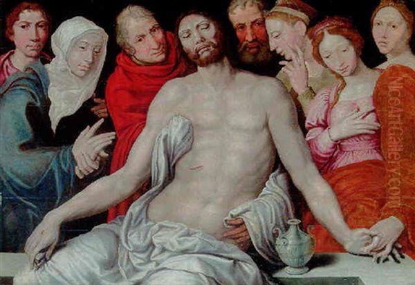 The Entombment Oil Painting by Maerten Jacobsz van Heemskerck