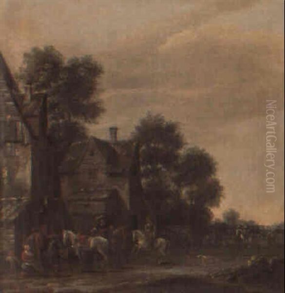 Genredarstellungen Oil Painting by Thomas Heeremans