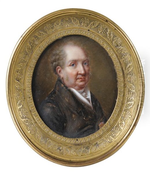 Portrait De Maximilien, 1er Duc De Baviere, Puis Roi De Baviere Oil Painting by Josef Heigel