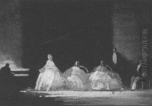 Klavierabend Oil Painting by Walter Heimig