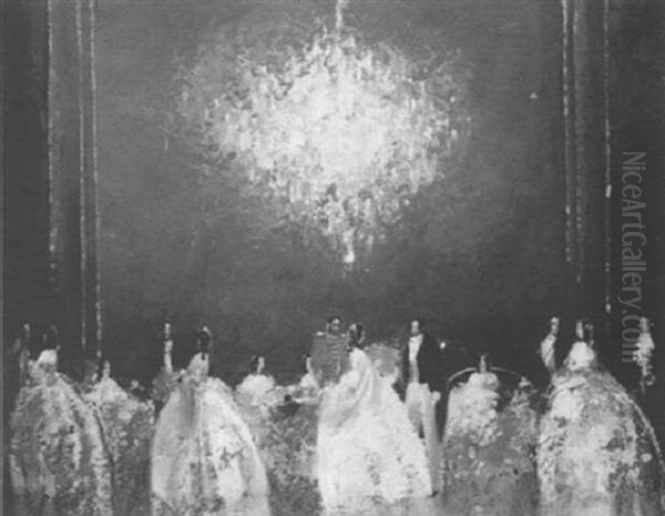 Ballnacht Oil Painting by Walter Heimig