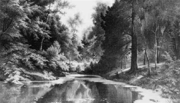 Herbst In Der Mark Brandenburg Oil Painting by Robert Heinrich