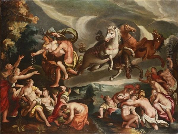 The Rape Of Persephone Oil Painting by Joseph The Elder Heintz