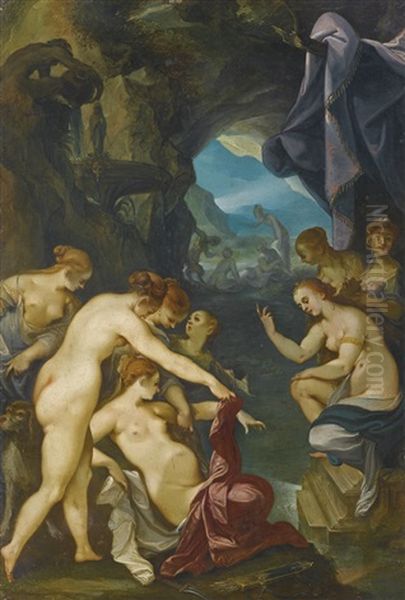 Diana And Callisto Oil Painting by Joseph The Elder Heintz